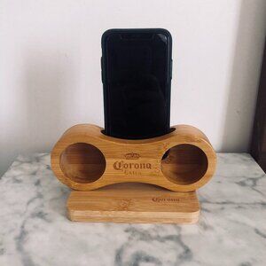 Corona Extra Bamboo Set | Amplifier Passive Acoustic Speaker Dock & Mini Board